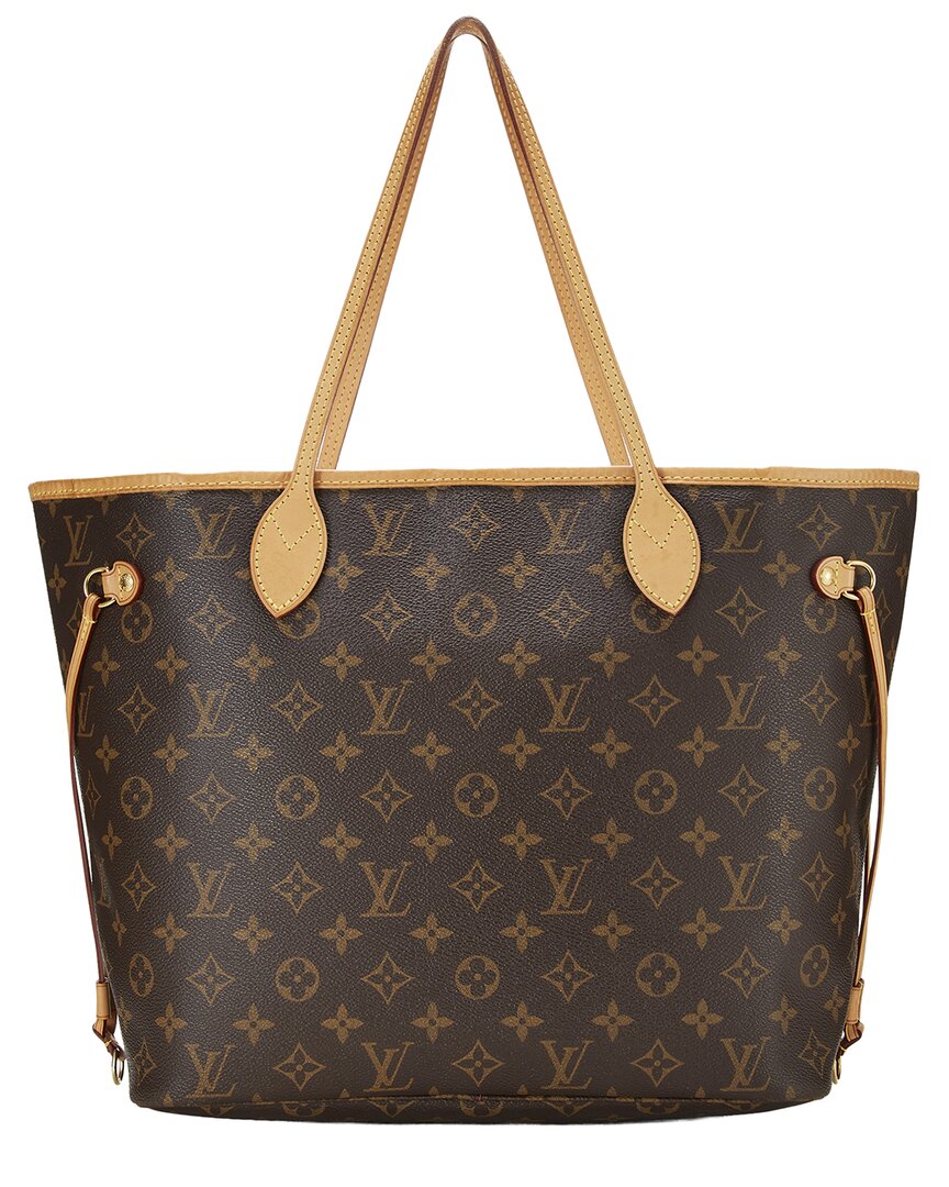 Louis Vuitton Louis Vuitton Brown Monogram Canvas Neverfull Mm (Authentic Pre-Loved)