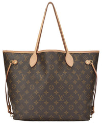 Louis Vuitton Louis Vuitton Brown Monogram Canvas Neverfull Mm (Authentic Pre-Loved)