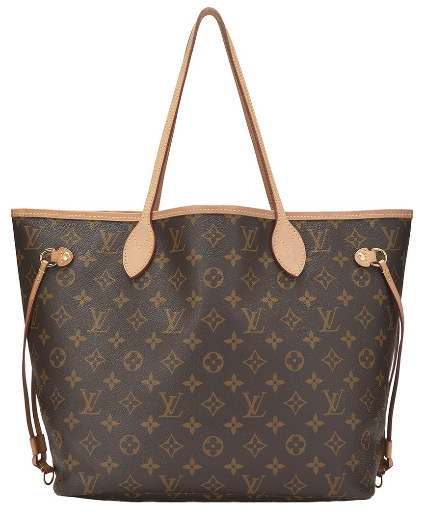Louis Vuitton Louis Vuitton Brown Monogram Canvas Neverfull Mm (Authentic Pre-Loved)