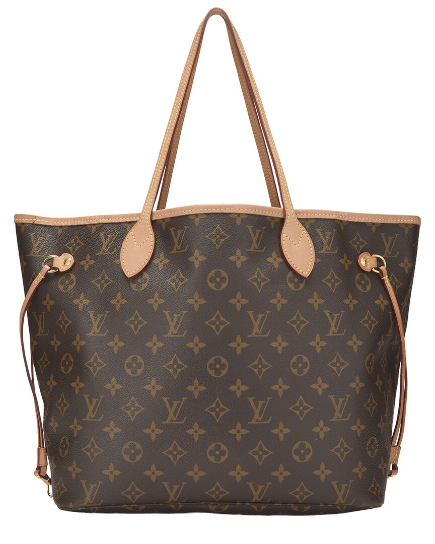 Louis Vuitton Louis Vuitton Brown Monogram Canvas Neverfull Mm (Authentic Pre-Loved)