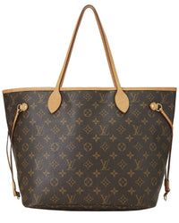 Louis Vuitton Louis Vuitton Brown Monogram Canvas Neverfull Mm (Authentic Pre-Loved)