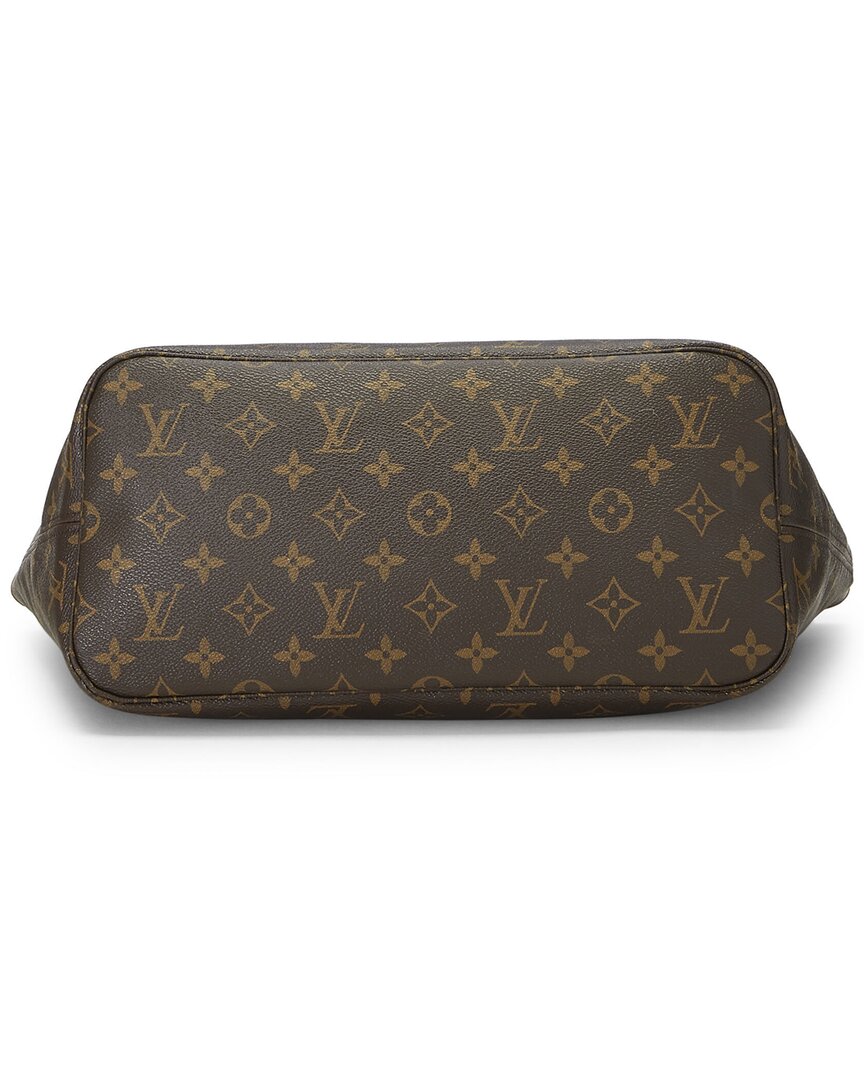 Louis Vuitton Louis Vuitton Brown Monogram Canvas Neverfull Mm (Authentic Pre-Loved)