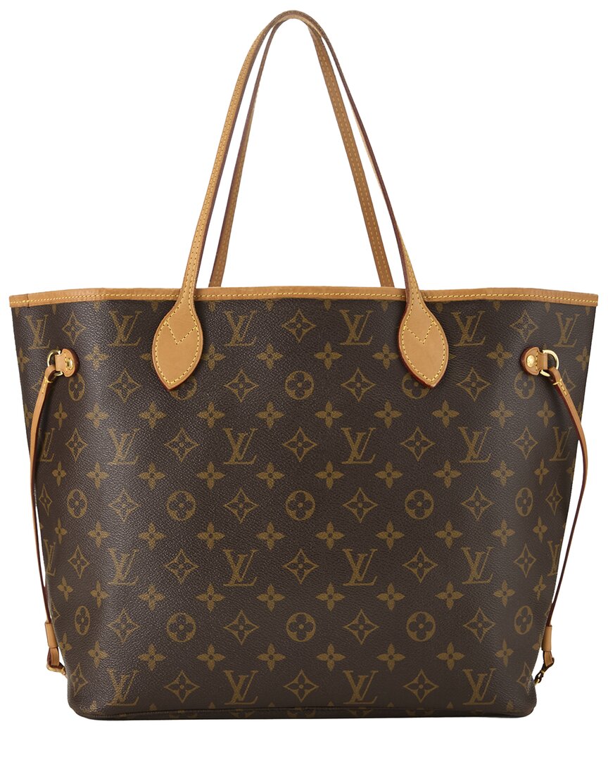 Louis Vuitton Louis Vuitton Brown Monogram Canvas Neverfull Mm (Authentic Pre-Loved)