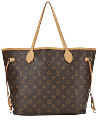 Louis Vuitton Louis Vuitton Brown Monogram Canvas Neverfull Mm (Authentic Pre-Loved)
