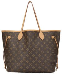 Louis Vuitton Louis Vuitton Brown Monogram Canvas Neverfull Mm (Authentic Pre-Loved)