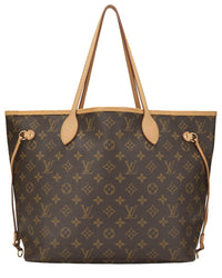 Louis Vuitton Louis Vuitton Brown Monogram Canvas Neverfull Mm (Authentic Pre-Loved)