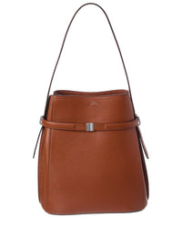 TOTEME Toteme Logo Leather Tote