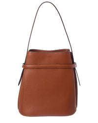 TOTEME Toteme Logo Leather Tote