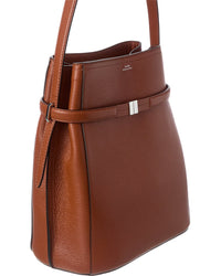 TOTEME Toteme Logo Leather Tote
