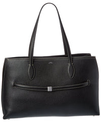 TOTEME Toteme Logo Leather Tote