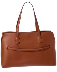 TOTEME Toteme Logo Leather Tote