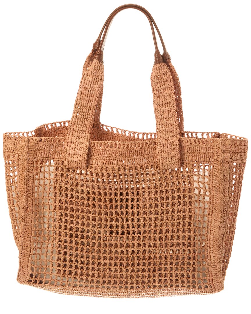Chloé Chloé East-West Raffia Tote