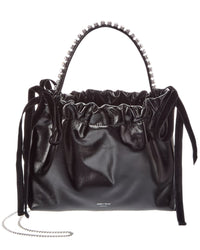 Jimmy Choo Jimmy Choo Drawstring Mini Leather Tote