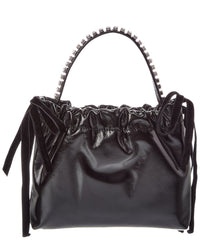 Jimmy Choo Jimmy Choo Drawstring Mini Leather Tote