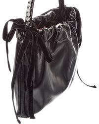 Jimmy Choo Jimmy Choo Drawstring Mini Leather Tote