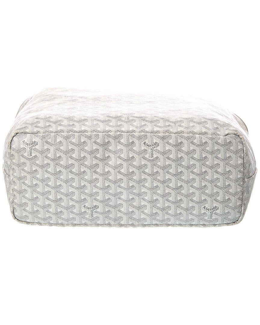 Goyard Goyard White Goyardine Canvas Saint Louis Pm (Authentic Pre-Loved)