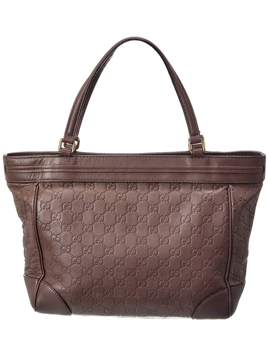 Gucci Gucci Pink Guccissima Calf Leather Mayfair Tote 257061 (Authentic Pre-Loved)