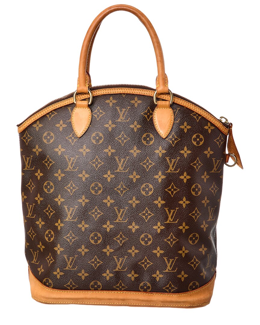 Louis Vuitton Louis Vuitton Brown Monogram Canvas Lockit Vertical Bag (Authentic Pre-Loved)