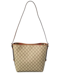 Gucci Gs Small Supreme Canvas & Leather Tote