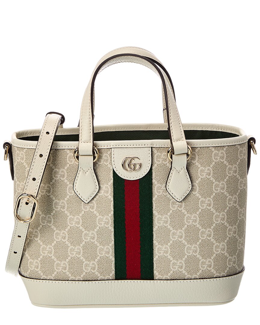 Gucci Gucci Ophidia Small Canvas & Leather Tote