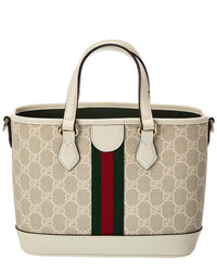Gucci Gucci Ophidia Small Canvas & Leather Tote