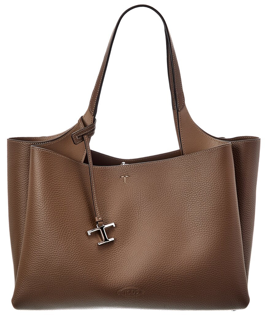 TOD's Tod’S Logo Medium Leather Tote