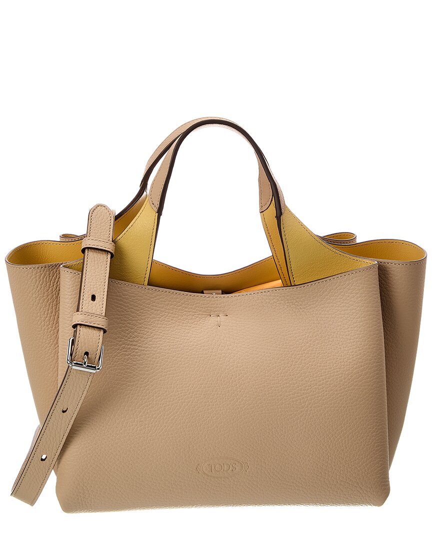Tod's T Timeless Pendant Mini Leather Tote