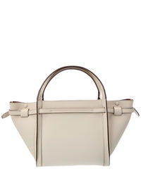 Tod's Logo Small Leather Tote