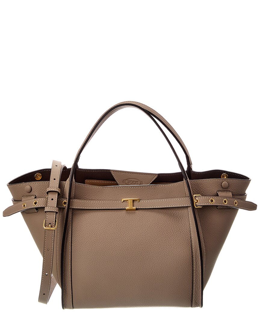 TOD's Tod's Logo Small Leather Tote