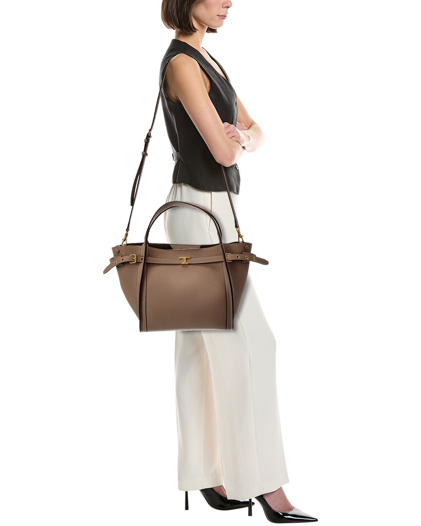 TOD's Tod's Logo Small Leather Tote