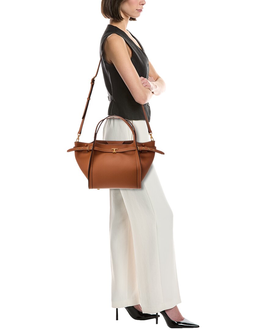 TOD's Tod's Logo Small Leather Tote
