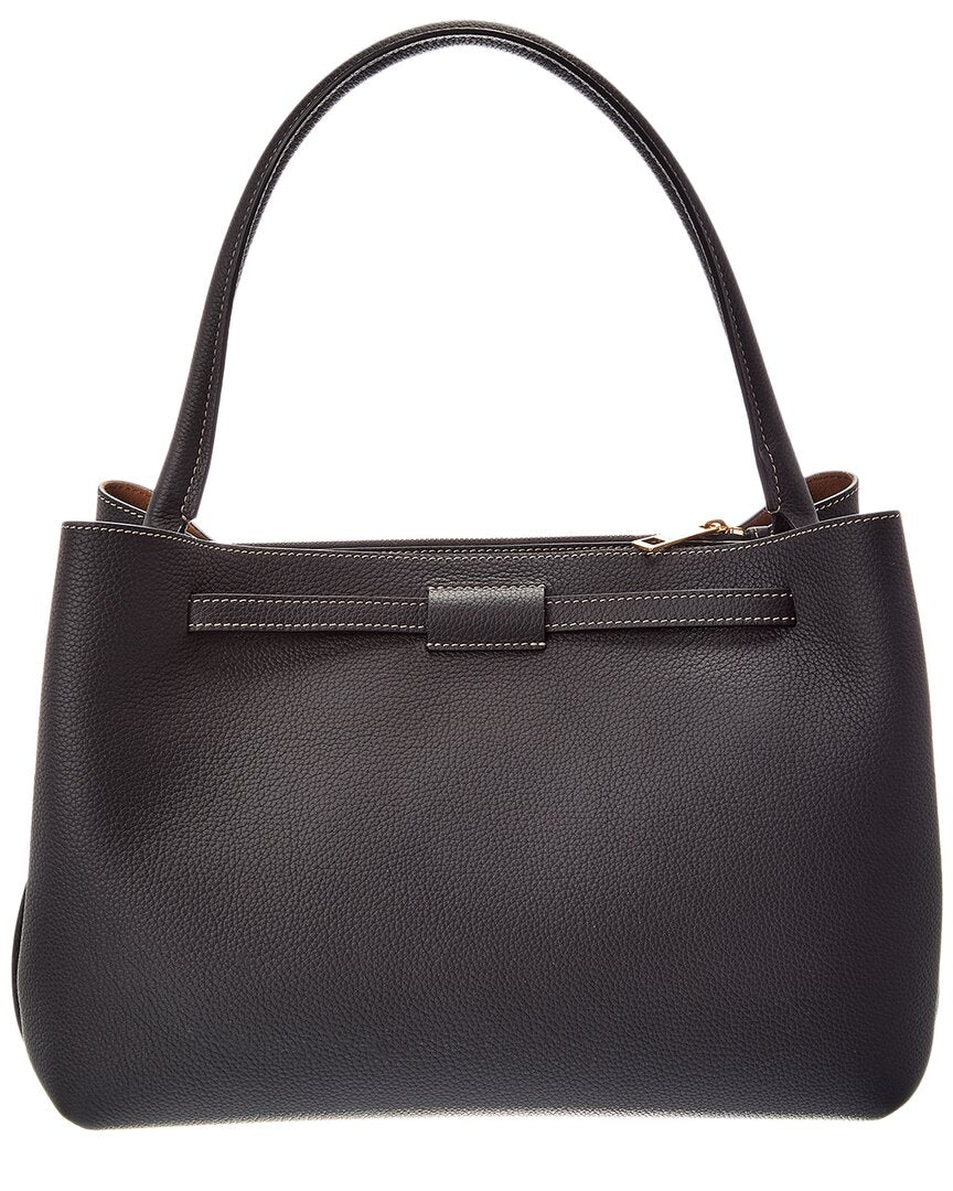 Tod's Logo Small Leather Tote