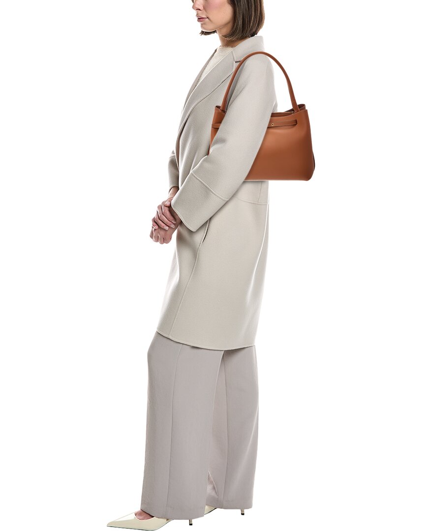 Tod's Logo Small Leather Tote