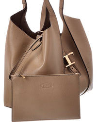 Tod's T Timeless Small Leather Tote