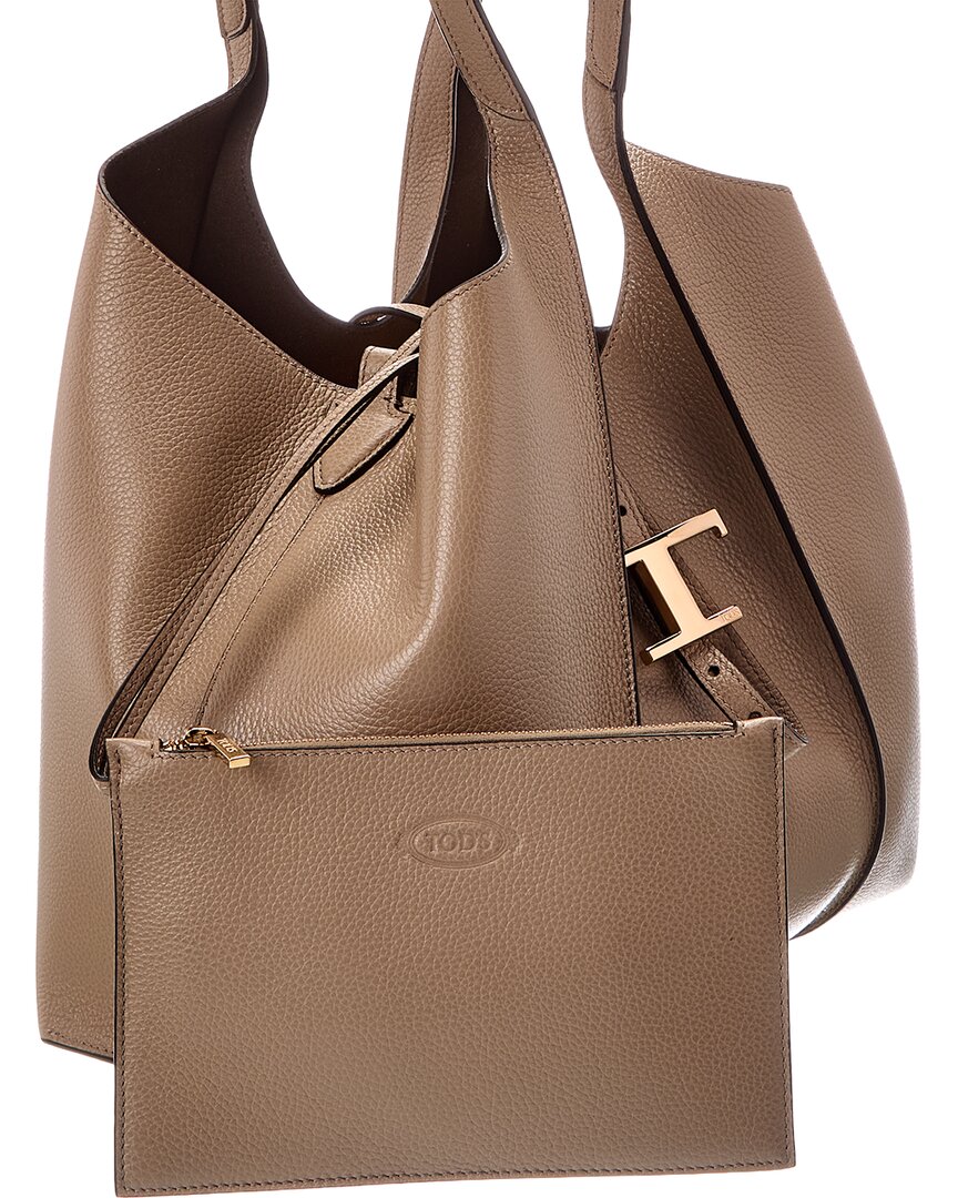 Tod's T Timeless Small Leather Tote