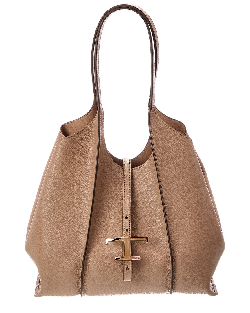 Tod's T Timeless Small Leather Tote