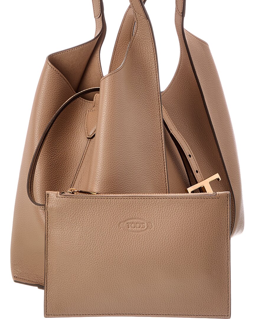 Tod's T Timeless Small Leather Tote