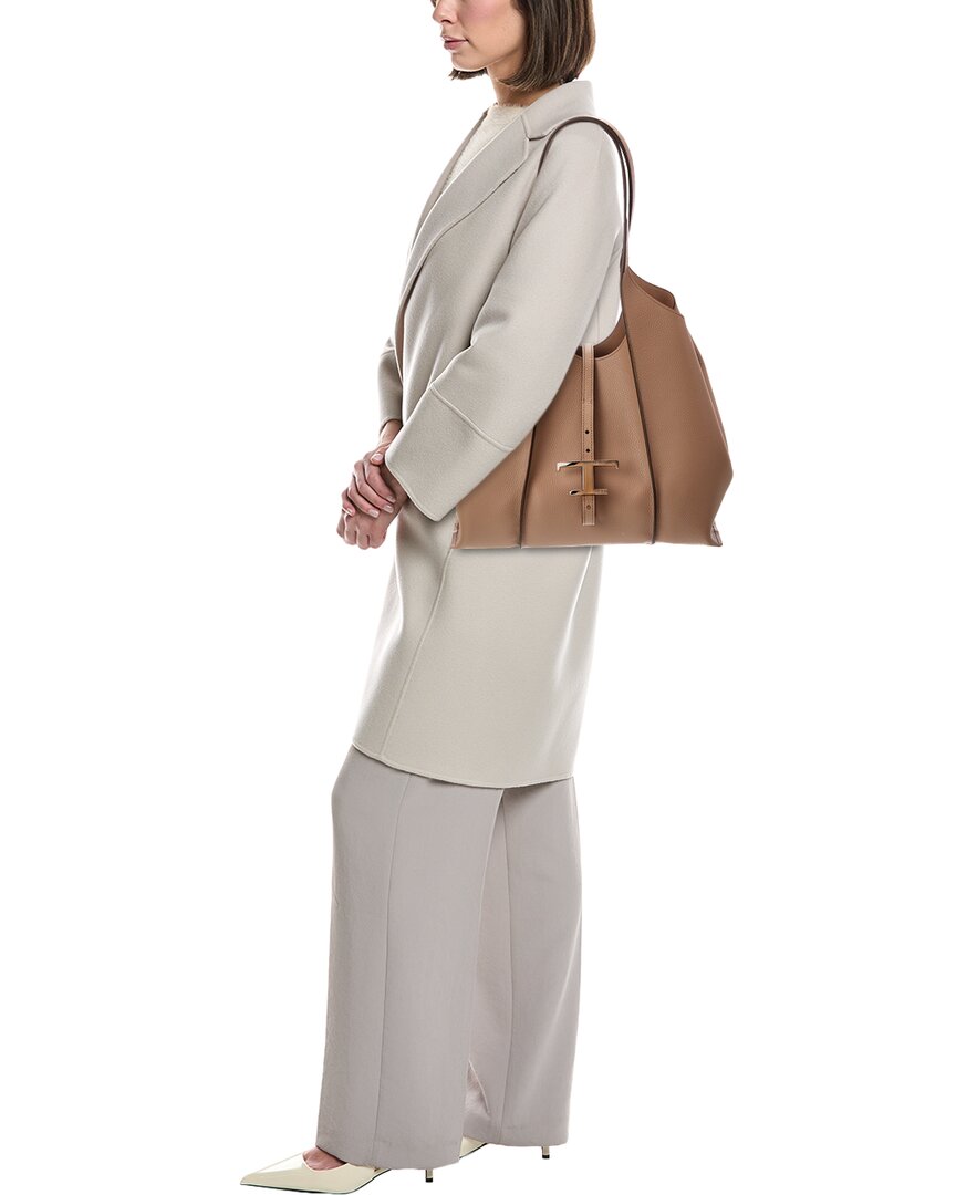 Tod's T Timeless Small Leather Tote