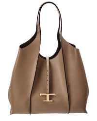 TOD's Tod's T Timeless Medium Leather Tote
