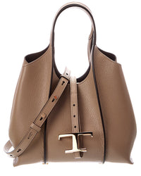Tod's T Timeless Mini Leather Tote
