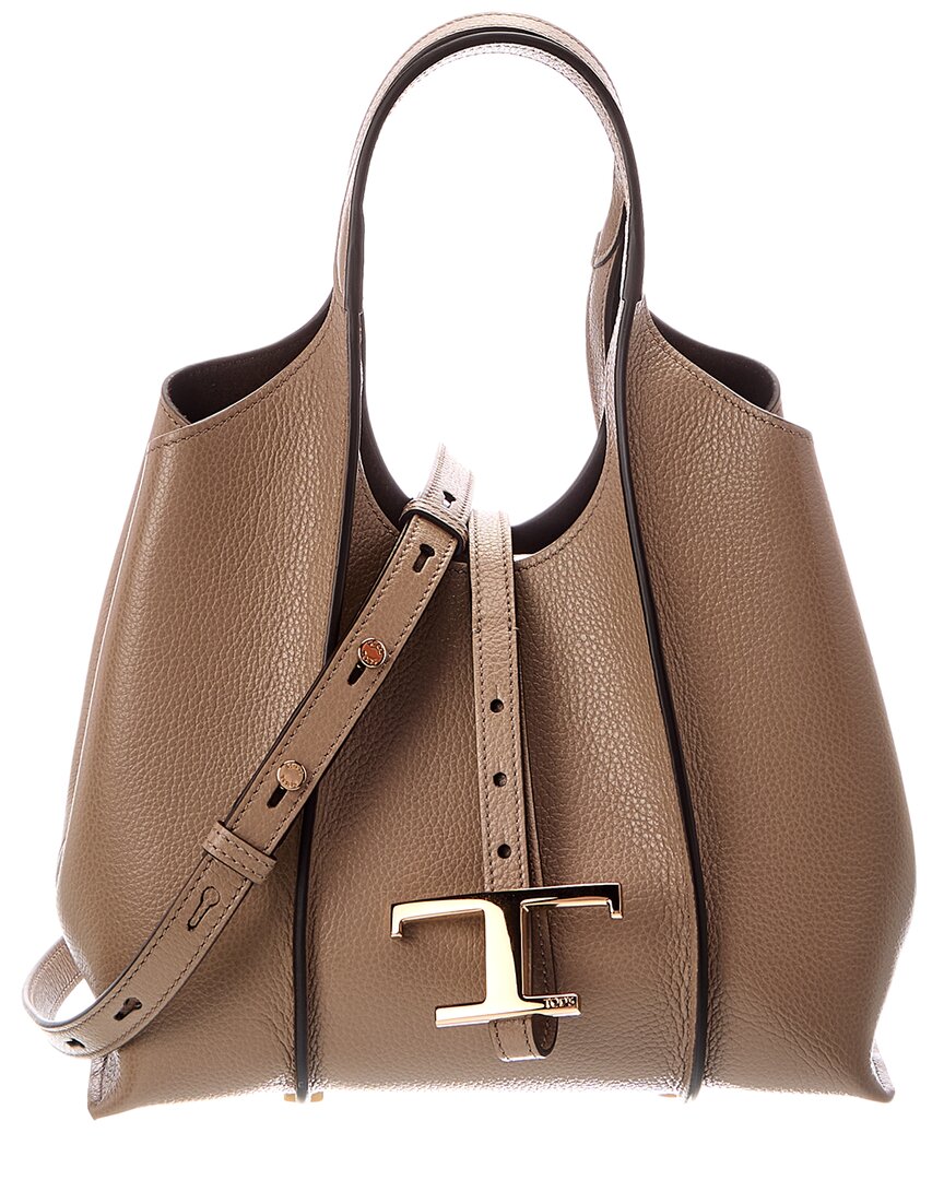 Tod's T Timeless Mini Leather Tote