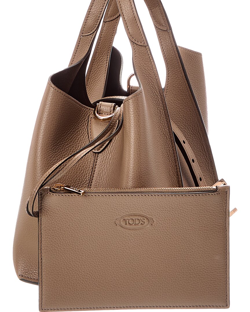 Tod's T Timeless Mini Leather Tote