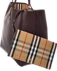 Burberry Burberry Bloomsbury Reversible Medium Leather Tote
