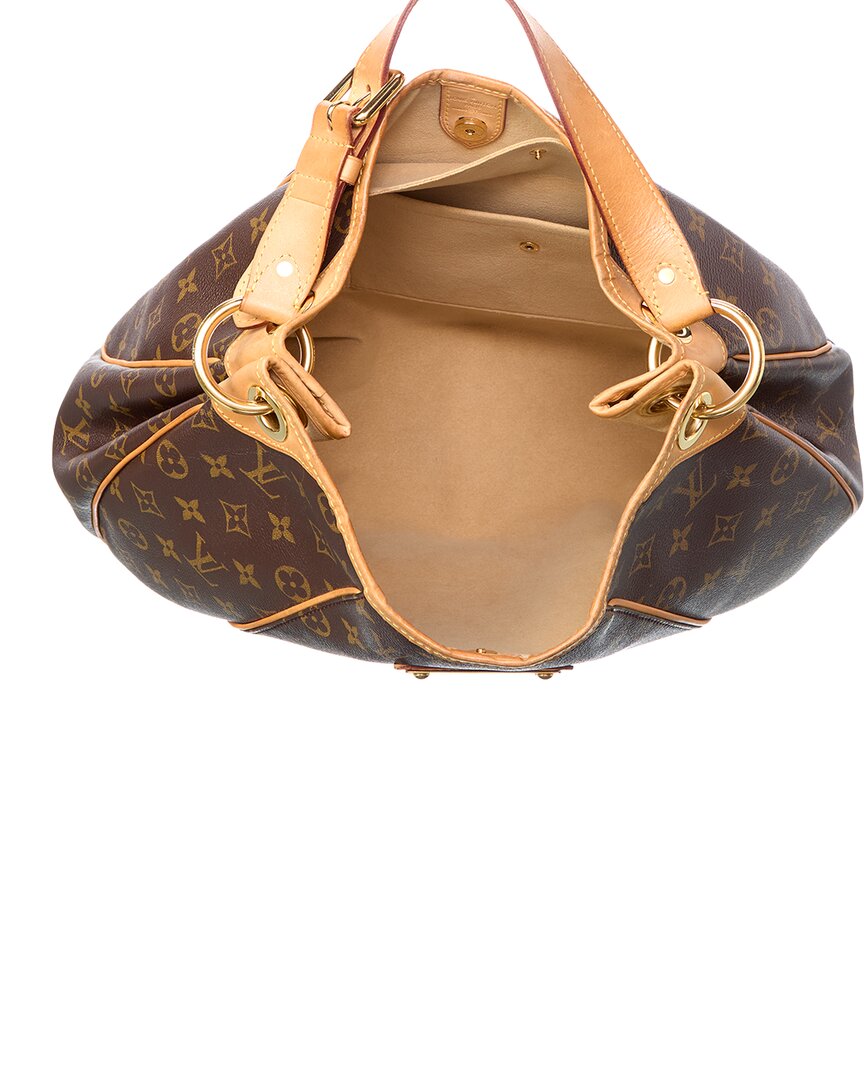 Pre-Owned Louis Vuitton Brown Monogram Canvas Galliera Pm (Authentic Pre-Loved)