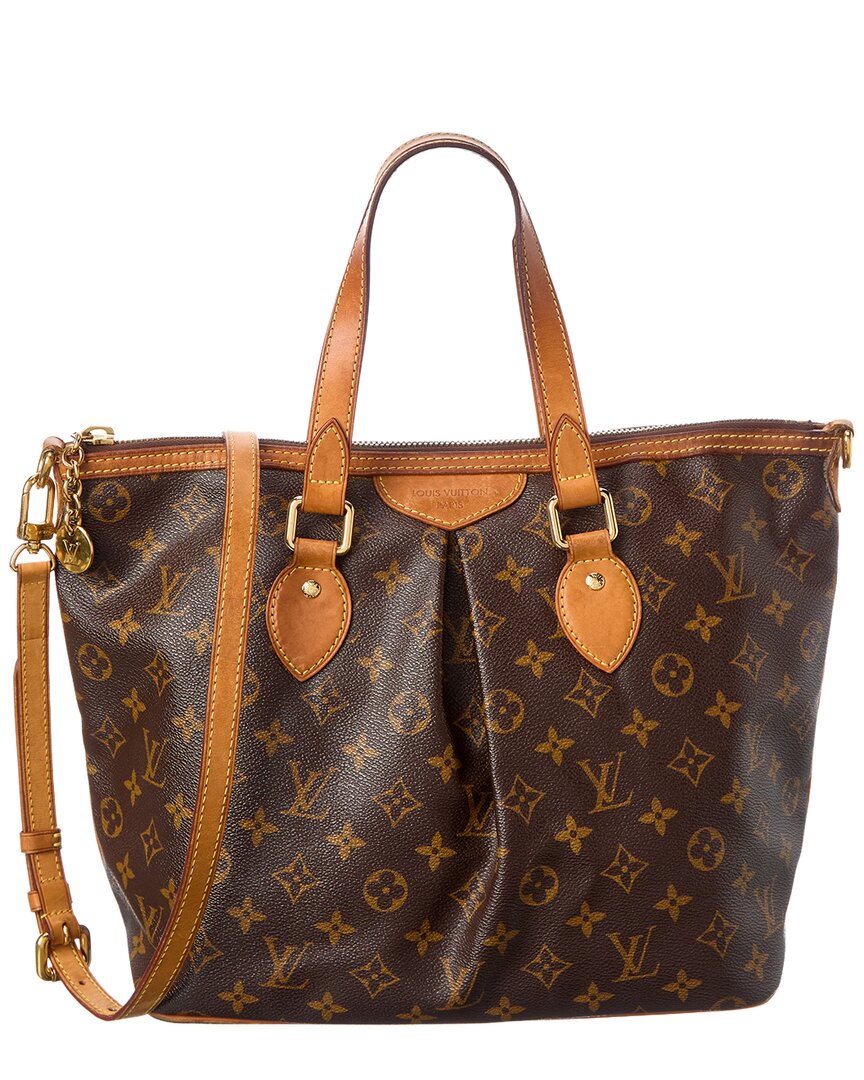 Pre-Owned Louis Vuitton Brown Monogram Canvas Palermo Pm (Authentic Pre-Loved)