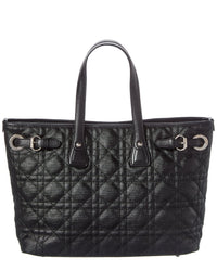 Dior Dior Black Coated Canvas Tote (Authentic Pre-Loved)