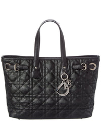 Dior Dior Black Coated Canvas Tote (Authentic Pre-Loved)