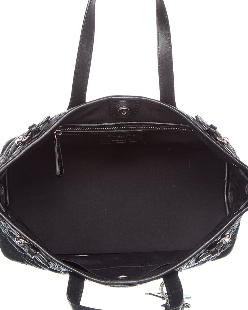 Dior Dior Black Coated Canvas Tote (Authentic Pre-Loved)