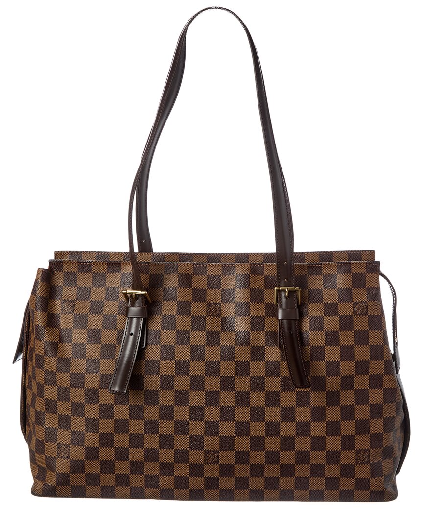Louis Vuitton Louis Vuitton Brown Damier Ebene Coated Canvas Chelsea (Authentic Pre-Loved)