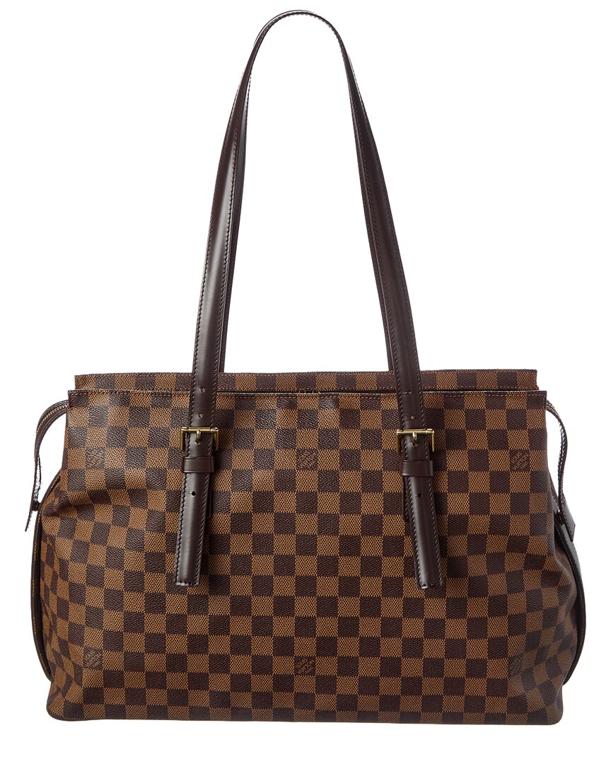 Louis Vuitton Louis Vuitton Brown Damier Ebene Coated Canvas Chelsea (Authentic Pre-Loved)
